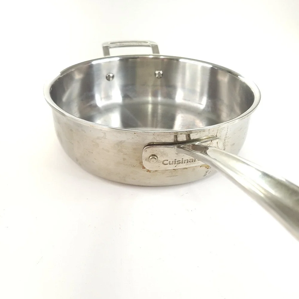 Cuisinart Multiclad Pro 3.5 Qt Stainless Steel Sauté Pan With Lid MCPS33-24HN